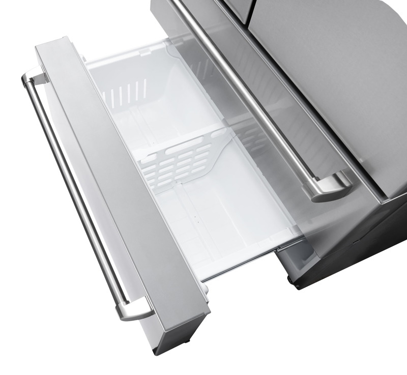 THOR Kitchen - 36 Inch Professional French Door Refrigerator with Freezer Drawers - TRF3602 - IMG1