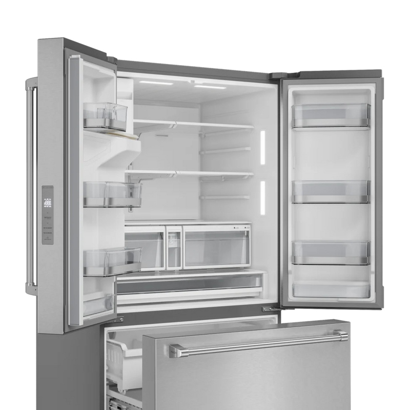 THOR Kitchen - 36-inch Professional French Door Refrigerator with Ice and Water Dispenser - TRF3628FFD - IMG5