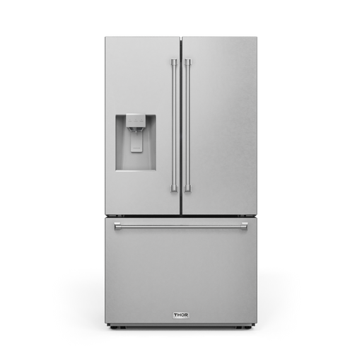 THOR Kitchen - 36-inch Professional French Door Refrigerator with Ice and Water Dispenser - TRF3628FFD - IMG1