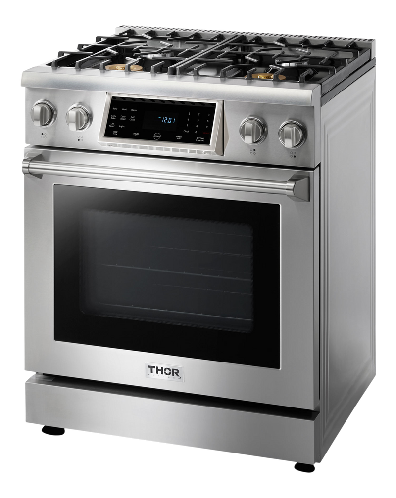 THOR Kitchen - 30-inch Tilt Panel Gas Range Professional - TRG3001 - IMG6