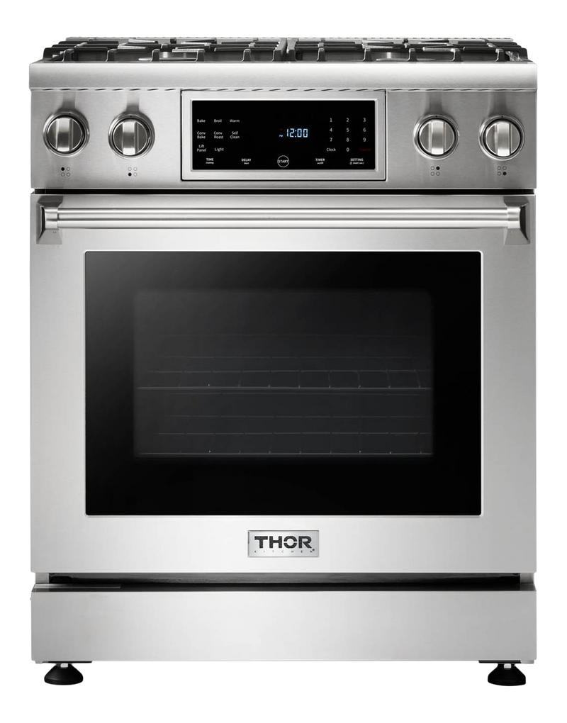 THOR Kitchen - 30-inch Tilt Panel Gas Range Professional - TRG3001 - IMG1