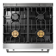 THOR Kitchen - 30-inch Tilt Panel Gas Range Professional - TRG3001 - IMG3