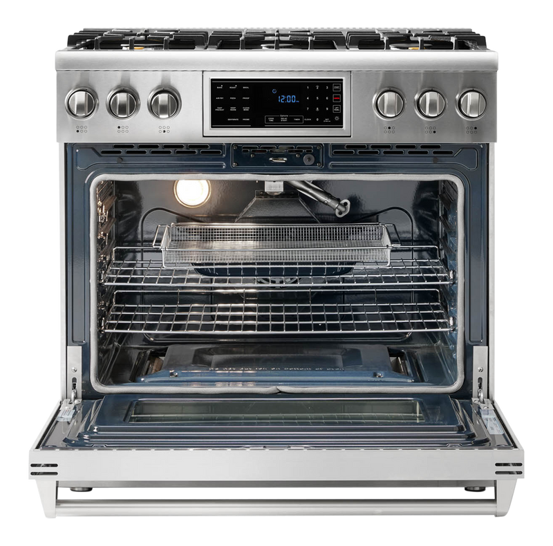 THOR Kitchen - 36-inch Tilt Panel Professional Liquid Propane Range - TRG3601LP - IMG2