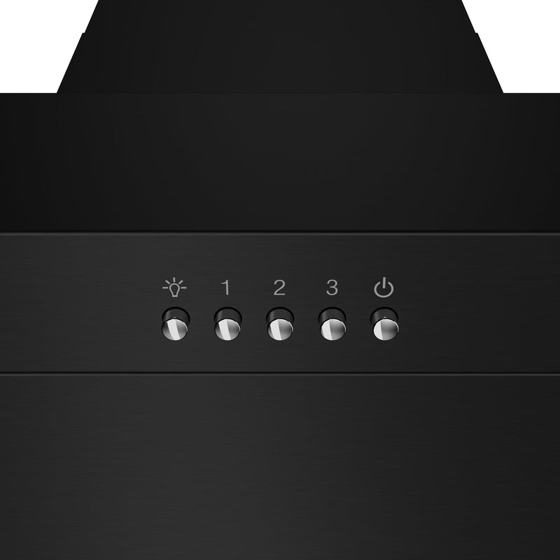 THOR Kitchen - 30" Professional Wall Mount Pyramid Range Hood in Black - TRH30PB - IMG7