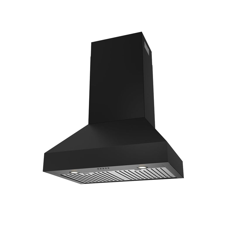 THOR Kitchen - 30" Professional Wall Mount Pyramid Range Hood in Black - TRH30PB - IMG4