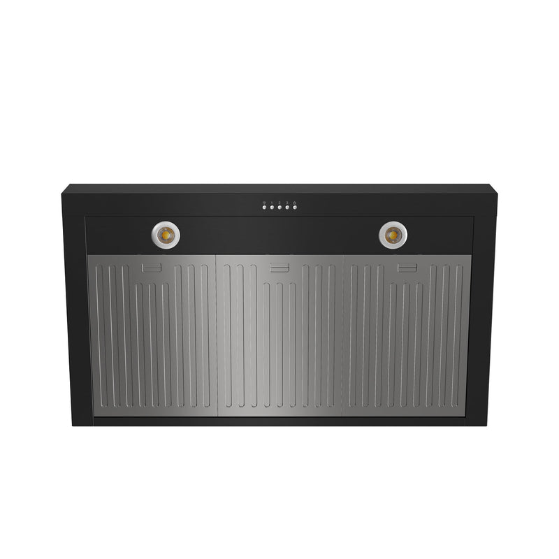 THOR Kitchen - 36" Professional Wall Mount Pyramid Range Hood in Black - TRH36PB - IMG7