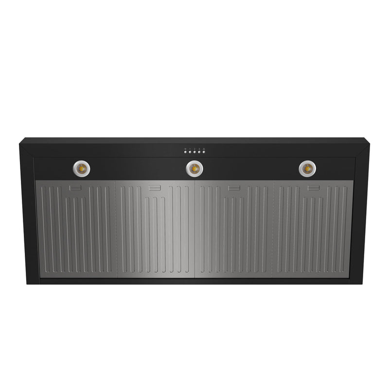 THOR Kitchen - 48" Professional Wall Mount Pyramid Range Hood in Black - TRH48PB - IMG9