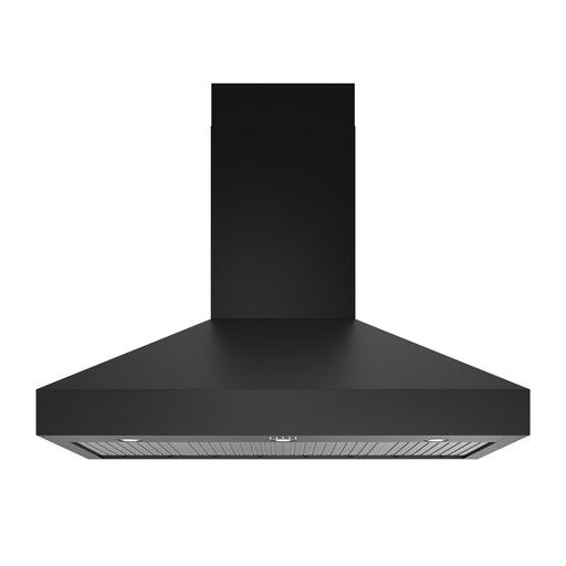 THOR Kitchen - 48" Professional Wall Mount Pyramid Range Hood in Black - TRH48PB - IMG1