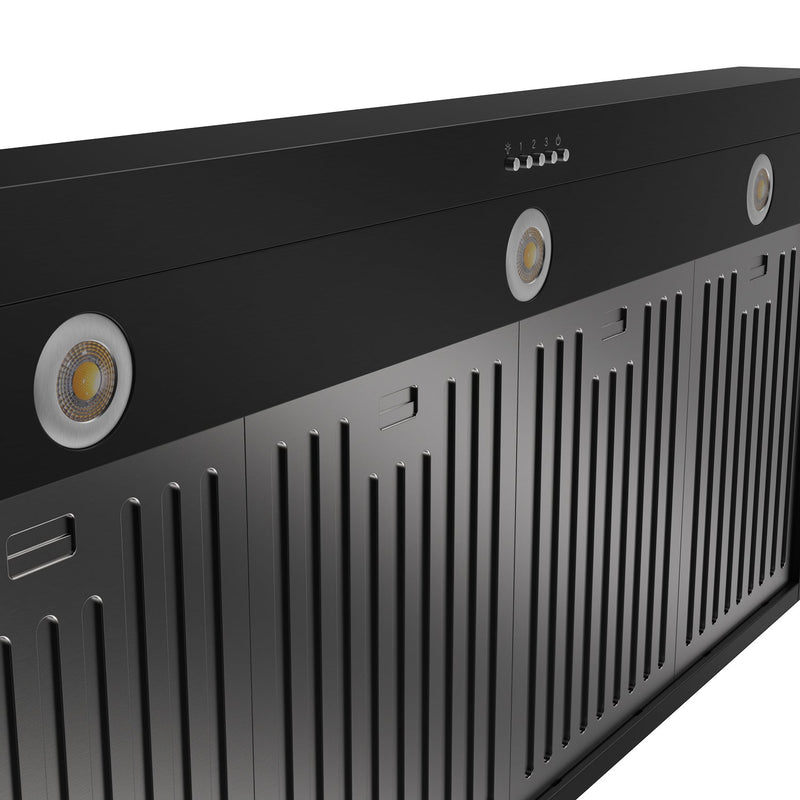 THOR Kitchen - 48" Professional Wall Mount Pyramid Range Hood in Black - TRH48PB - IMG5