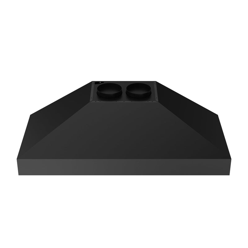 THOR Kitchen - 48" Professional Wall Mount Pyramid Range Hood in Black - TRH48PB - IMG8