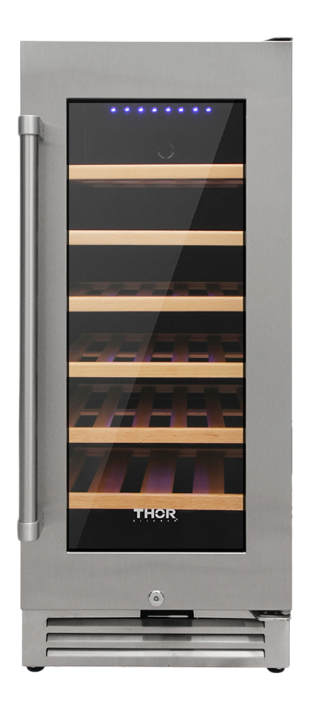 THOR Kitchen - 15-inch Single Zone Wine Cooler, 33 Wine Bottle Capacity - TWC1501 - IMG1