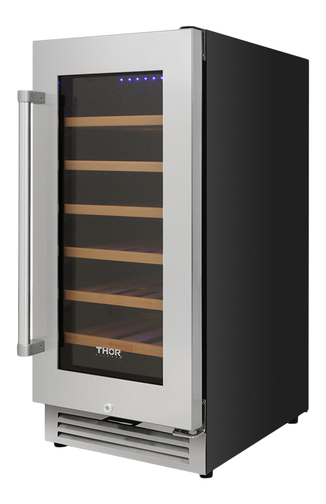 THOR Kitchen - 15-inch Single Zone Wine Cooler, 33 Wine Bottle Capacity - TWC1501 - IMG3