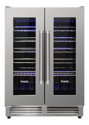 THOR Kitchen - 42 Bottle Dual Zone Built-in Wine Cooler - TWC2402 - IMG1