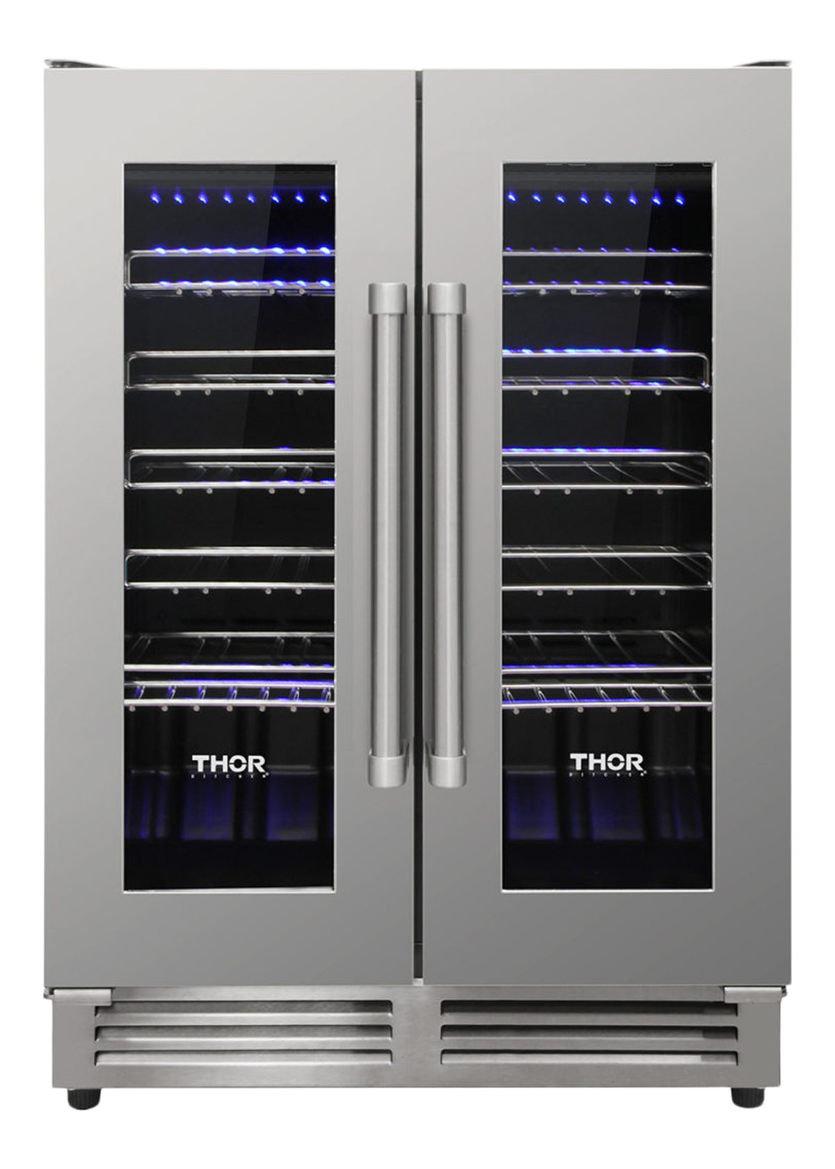 THOR Kitchen - 42 Bottle Dual Zone Built-in Wine Cooler - TWC2402 ...