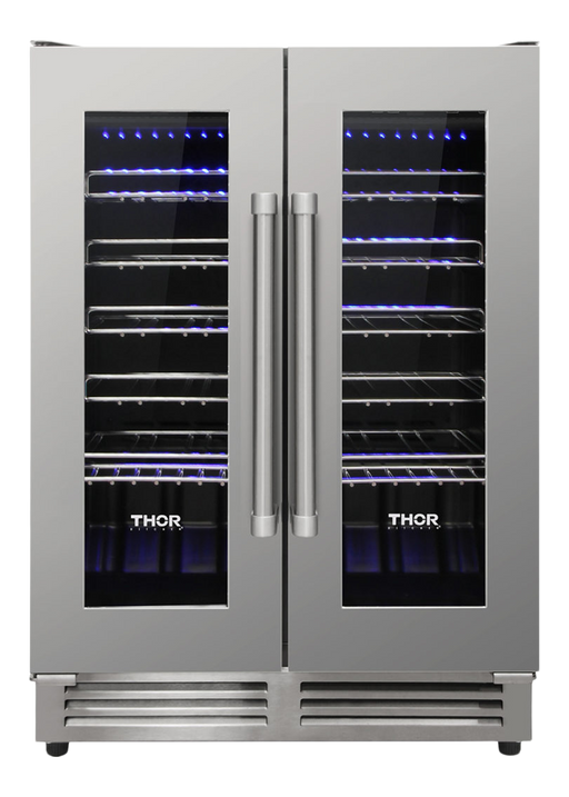 THOR Kitchen - 42 Bottle Dual Zone Built-in Wine Cooler - TWC2402 - IMG1