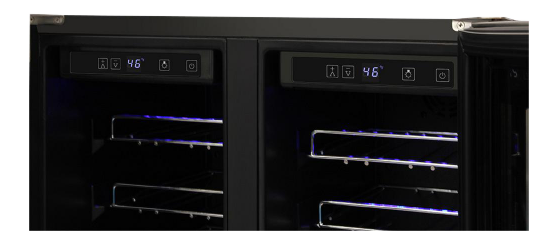 THOR Kitchen - 42 Bottle Dual Zone Built-in Wine Cooler - TWC2402 - IMG3