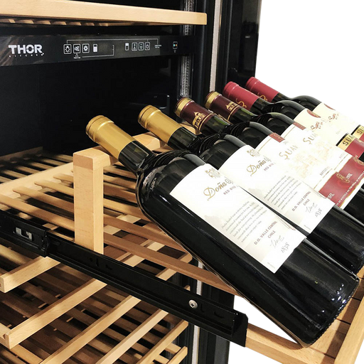 THOR Kitchen - 24 Inch Dual Zone Wine Cooler, 162 Wine Bottle Capacity - TWC2403DI - IMG2