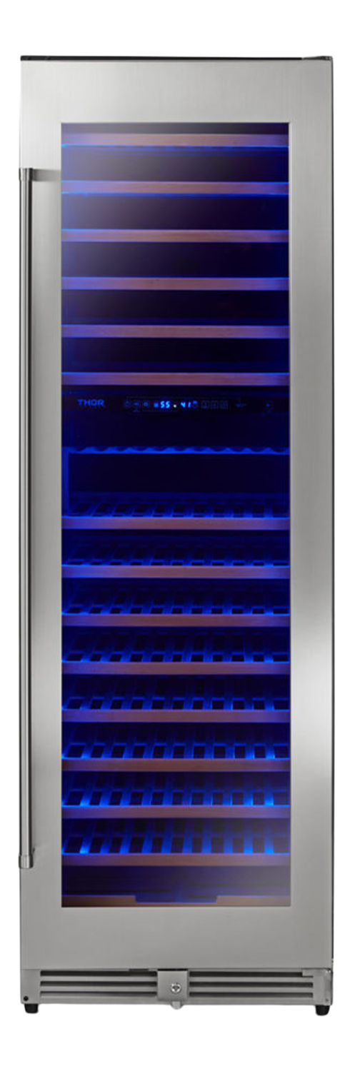 THOR Kitchen - 24 Inch Dual Zone Wine Cooler, 162 Wine Bottle Capacity - TWC2403DI - IMG1