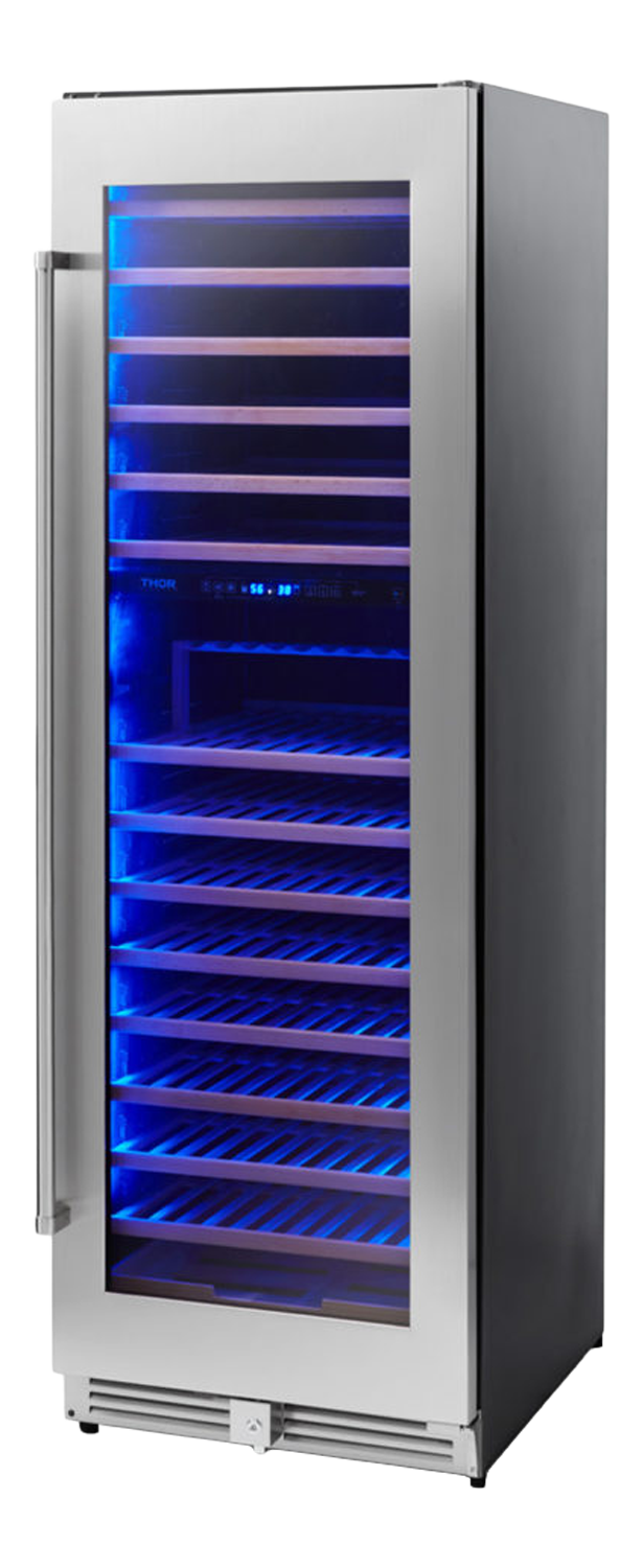 THOR Kitchen - 24 Inch Dual Zone Wine Cooler, 162 Wine Bottle Capacity - TWC2403DI - IMG6