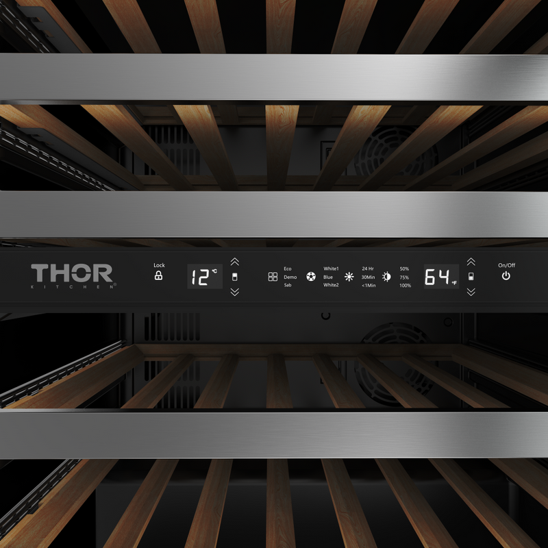 THOR Kitchen - 24-inch Undercounter Dual Zone Wine Cooler - TWC24UD - IMG11