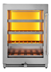 THOR Kitchen - 24-inch Single Zone Wine Cooler, Left Swing, 45 Wine Bottle Capacity - TWC24UL-LH - IMG1