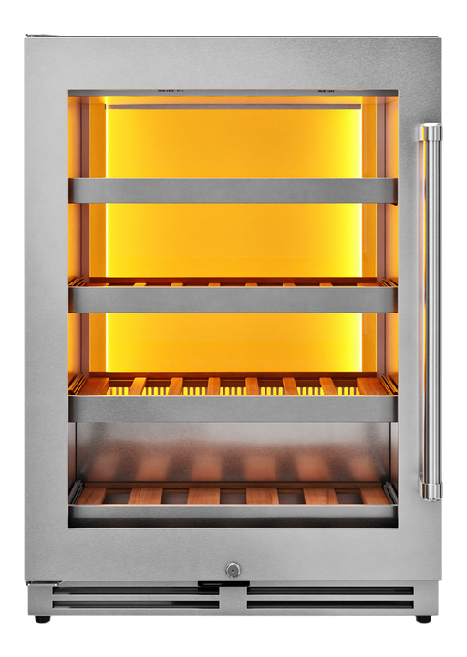 THOR Kitchen - 24-inch Single Zone Wine Cooler, Left Swing, 45 Wine Bottle Capacity - TWC24UL-LH - IMG1