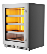 THOR Kitchen - 24-inch Single Zone Wine Cooler, Left Swing, 45 Wine Bottle Capacity - TWC24UL-LH - IMG2