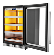 THOR Kitchen - 24-inch Single Zone Wine Cooler, 45 Wine Bottle Capacity - TWC24UL - IMG4