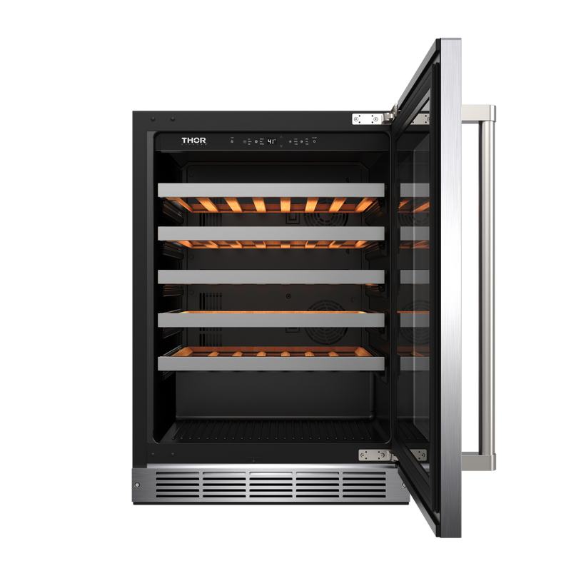 THOR Kitchen - 24-inch Single Zone Wine Cooler, 46 Wine Bottle Capacity - TWC24US - IMG7