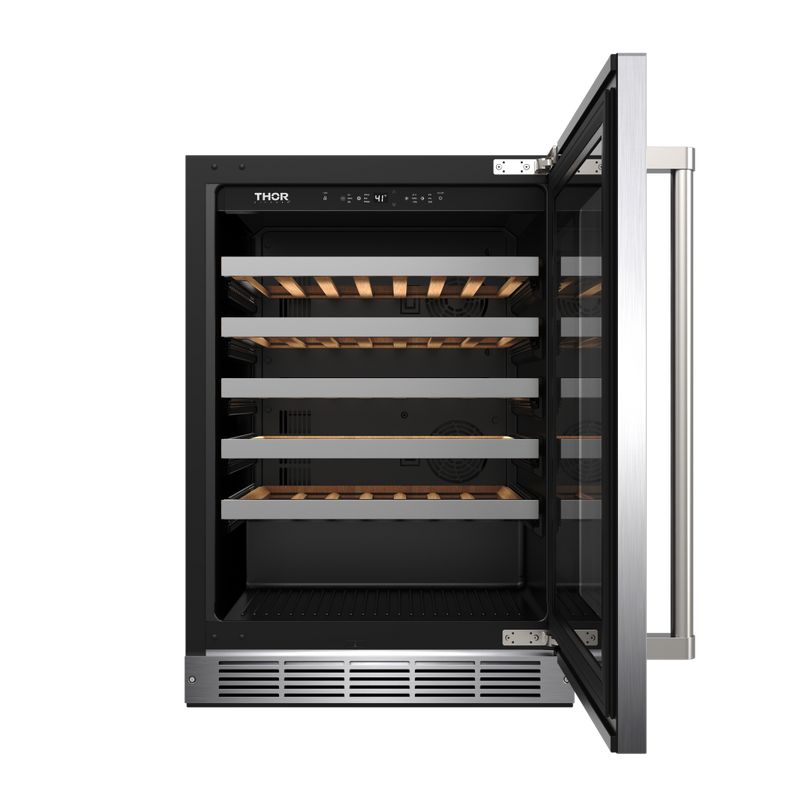 THOR Kitchen - 24-inch Single Zone Wine Cooler, 46 Wine Bottle Capacity - TWC24US - IMG9