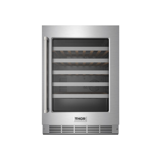 THOR Kitchen - 24-inch Single Zone Wine Cooler, 46 Wine Bottle Capacity - TWC24US - IMG1