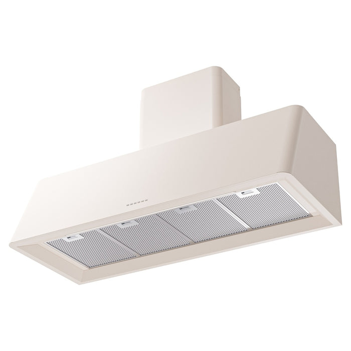 ILVE - Nostalgie II 48 inch Range Hood with 850 CFM, 3 Speed + Intensive, Front LED Light Bar (Antique White) -  USA - UAG48AW - IMG32