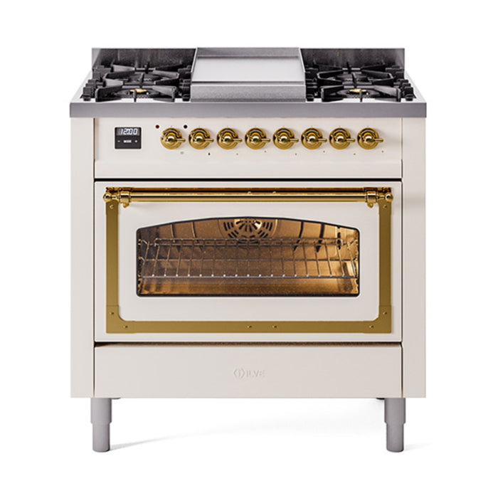 ILVE - Nostalgie II Dual Fuel Ranges - UN36FNMPAWB