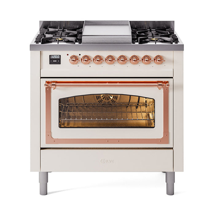 ILVE - Nostalgie II Dual Fuel Ranges - UN36FNMPAWB