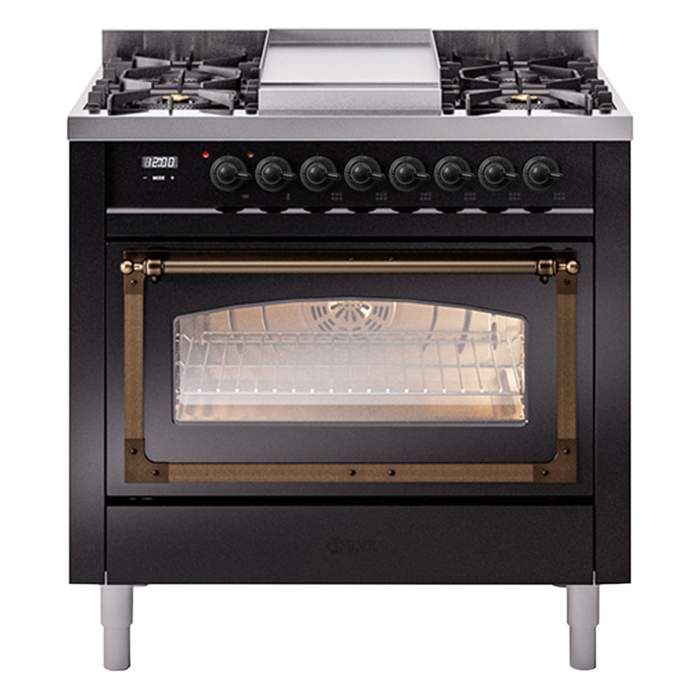 ILVE - Nostalgie II Dual Fuel Ranges - UN36FNMPAWB