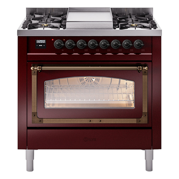 ILVE - Nostalgie II Dual Fuel Ranges - UN36FNMPAWB