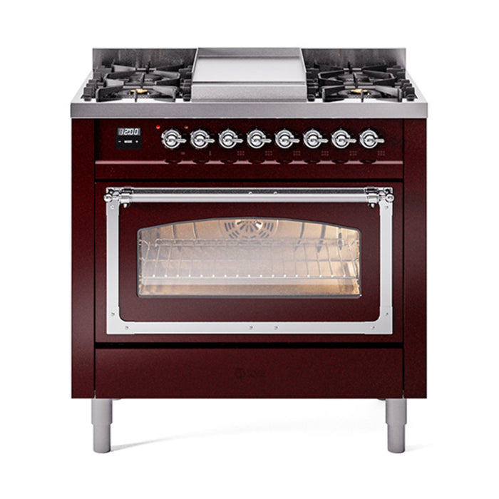 ILVE - Nostalgie II Dual Fuel Ranges - UN36FNMPAWB