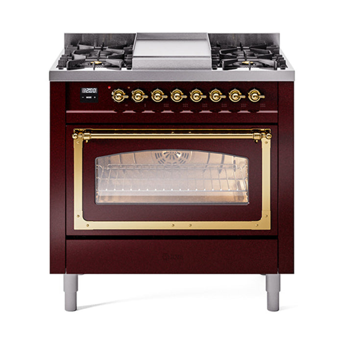 ILVE - Nostalgie II Dual Fuel Ranges - UN36FNMPAWB