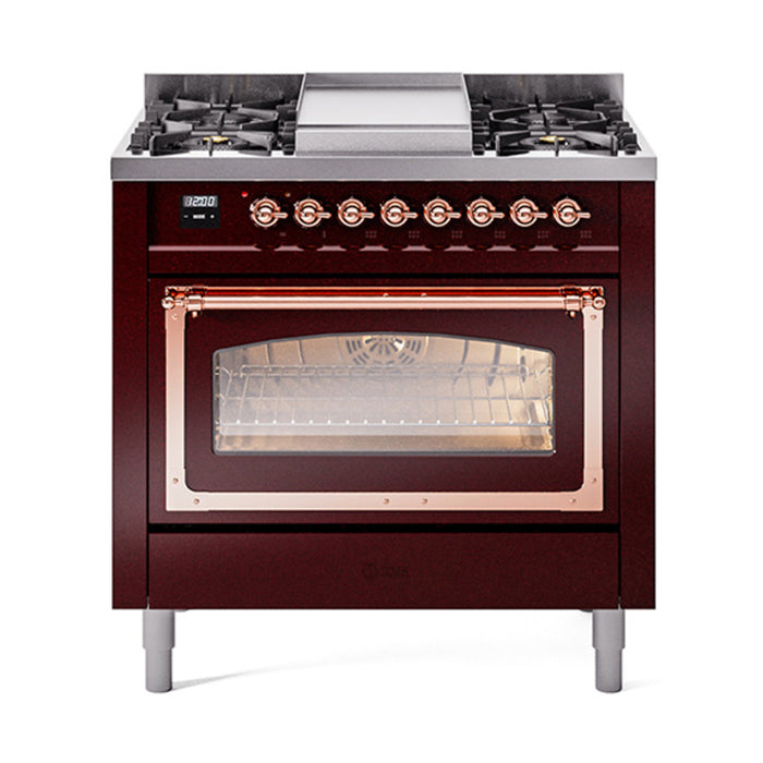 ILVE - Nostalgie II Dual Fuel Ranges - UN36FNMPAWB