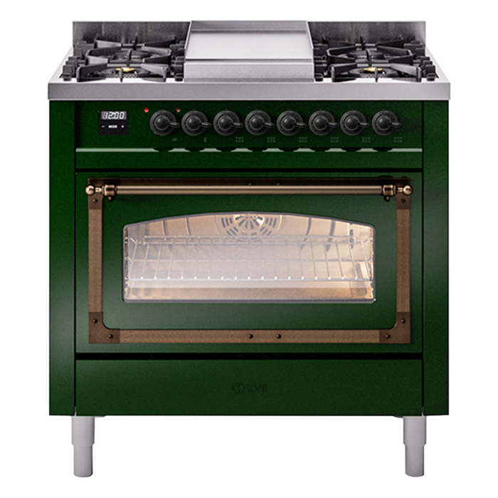 ILVE - Nostalgie II Dual Fuel Ranges - UN36FNMPAWB