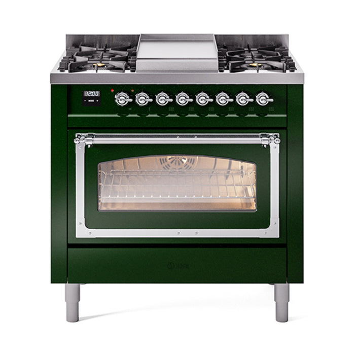 ILVE - Nostalgie II Dual Fuel Ranges - UN36FNMPAWB