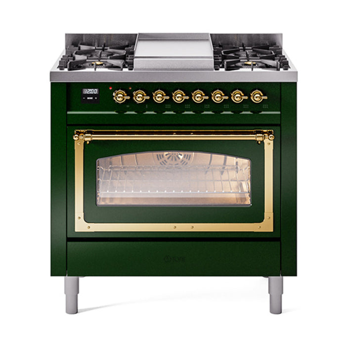 ILVE - Nostalgie II Dual Fuel Ranges - UN36FNMPAWB