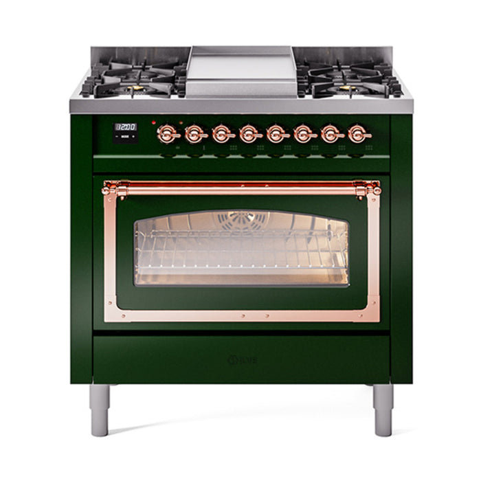 ILVE - Nostalgie II Dual Fuel Ranges - UN36FNMPAWB