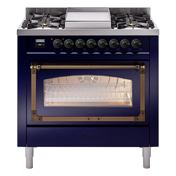 ILVE - Nostalgie II Dual Fuel Ranges - UN36FNMPAWB