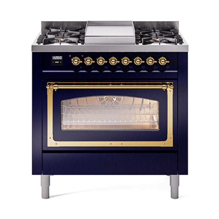 ILVE - Nostalgie II Dual Fuel Ranges - UN36FNMPAWB