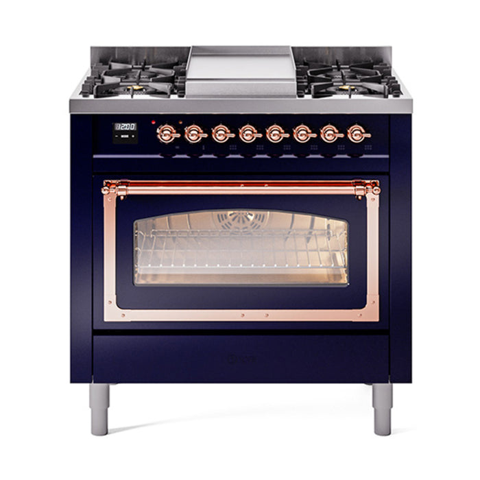 ILVE - Nostalgie II Dual Fuel Ranges - UN36FNMPAWB