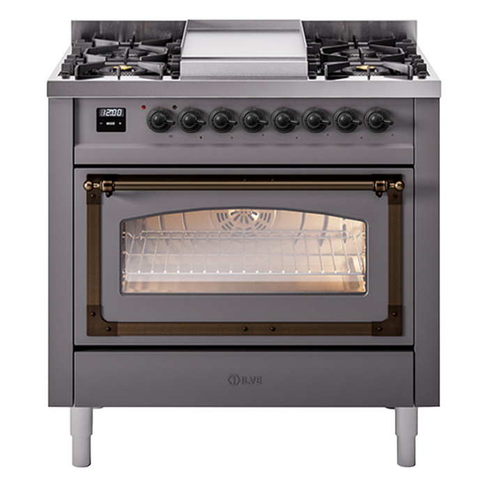 ILVE - Nostalgie II Dual Fuel Ranges - UN36FNMPAWB