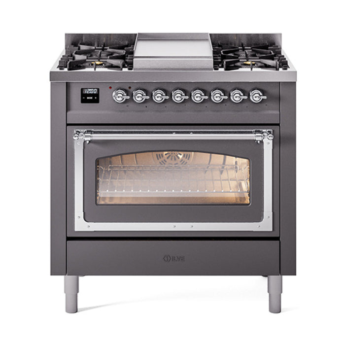 ILVE - Nostalgie II Dual Fuel Ranges - UN36FNMPAWB