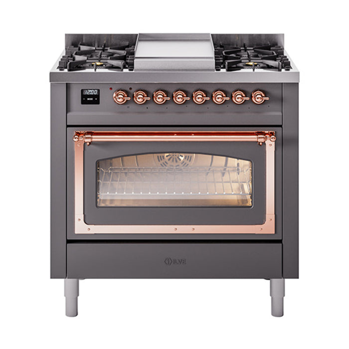 ILVE - Nostalgie II Dual Fuel Ranges - UN36FNMPAWB