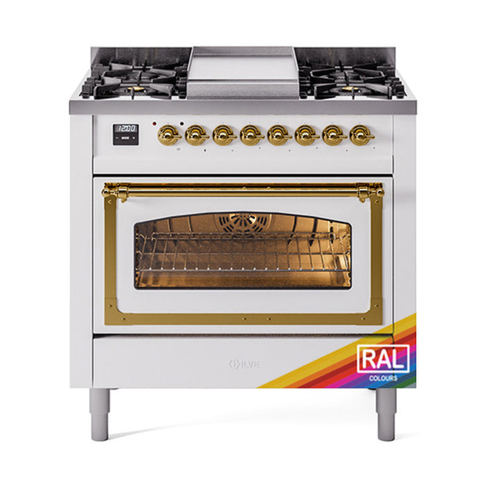 ILVE - Nostalgie II Dual Fuel Ranges - UN36FNMPAWB